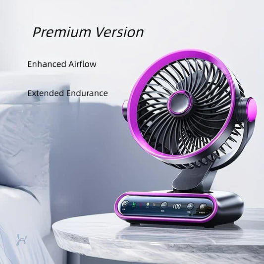 Grayish Purple   AI Smart Circulating Fan: 4 Modes + Silent Airflow, Your All-Scenario Cooling Companionã.