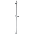 Strong Brass Chrome Round 850mm Long Sliding Rail Bar Holder For Handheld Shower