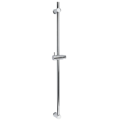 Strong Brass Chrome Round 850mm Long Sliding Rail Bar Holder For Handheld Shower