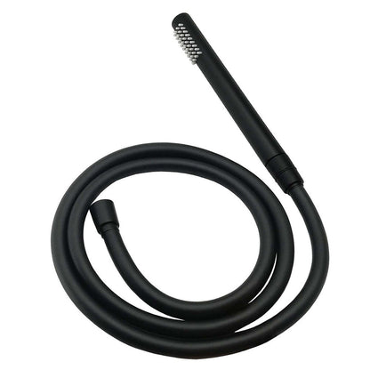 Round 300mm Rain Shower Head Brass Handheld Riser Rail Set Diverter Matt Black