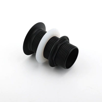 Matt Black Watermark 32mm Pop Up Push Brass Waste Plug No Overflow Basin Drain