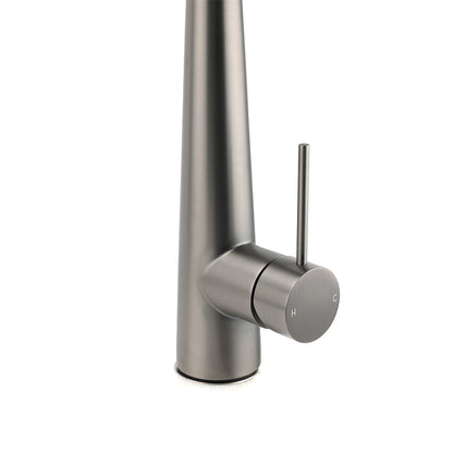 WELS Gun Metal Pull Out 2 Modes Spray Spout Kitchen Sink Tap Basin Faucet Mixer