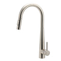Brushed Nickel Pull Out Kitchen Tap Sink Mixer Faucet Spout 2 Modes Spray Outlet