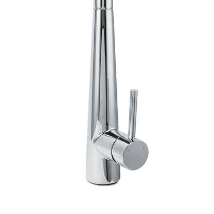 WELS Chrome Pull Out Kitchen Sink Tap Round Basin Mixer Faucet Flexible Spout