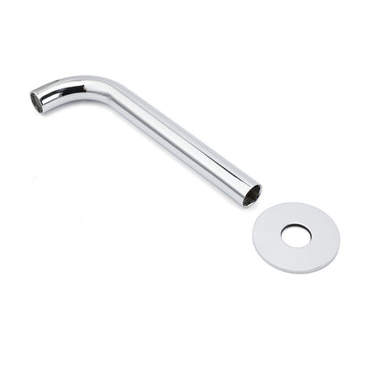 Polisehd Chrome Round 200mm Length Faucet Outlet Bath Tub Water Filler Spout Kit