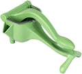 Manual Juicer - Fruit and Vegetable Juicers - Portable Multifunctional Lemon and Orange Juicer for Home Use - High Efficiency Juicing Appliance - Light Green.