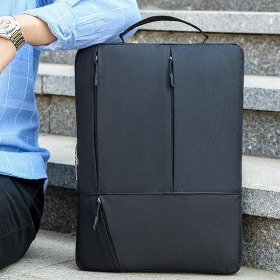 Laptop Case - Suitable for 13/14/15.6 inches - Zippered Laptop Case - Laptop Sleeve - Waterproof Oxford Cloth - Scratch and Wear Resistant, Easy to Carry - Black.