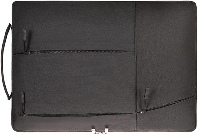 Laptop Case - Suitable for 13/14/15.6 inches - Zippered Laptop Case - Laptop Sleeve - Waterproof Oxford Cloth - Scratch and Wear Resistant, Easy to Carry - Black.