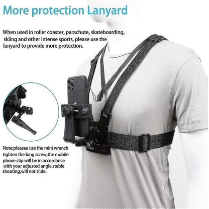 Universal Mobile Phone Clamp Compatible with Action Camera Pov Gopro Samsung Iphone Holder & Tripod null none-WELLNGS.