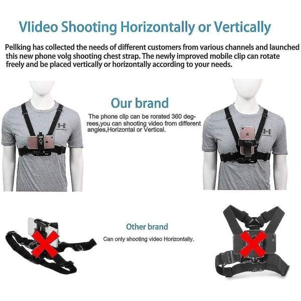 Universal Mobile Phone Clamp Compatible with Action Camera Pov Gopro Samsung Iphone Holder & Tripod null none-WELLNGS.