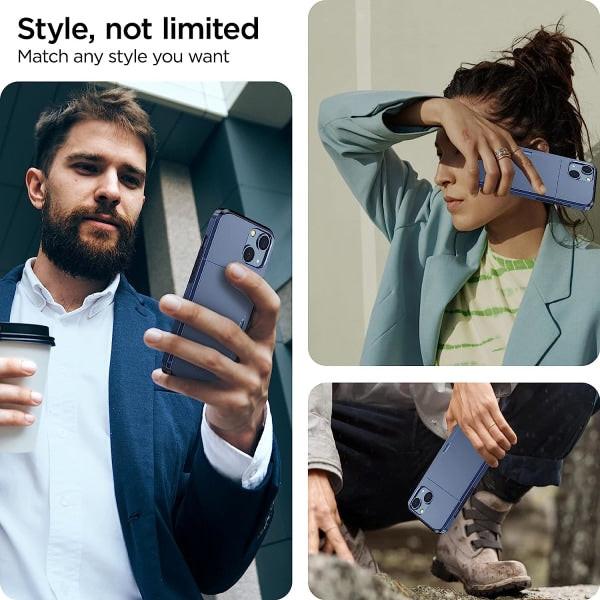 2023 new iPhone 14 case with card holder, Wireless charging compatible iPhone 14 Wallet case, Slim shockproof iPhone 14 case Wallet (blue)_max.