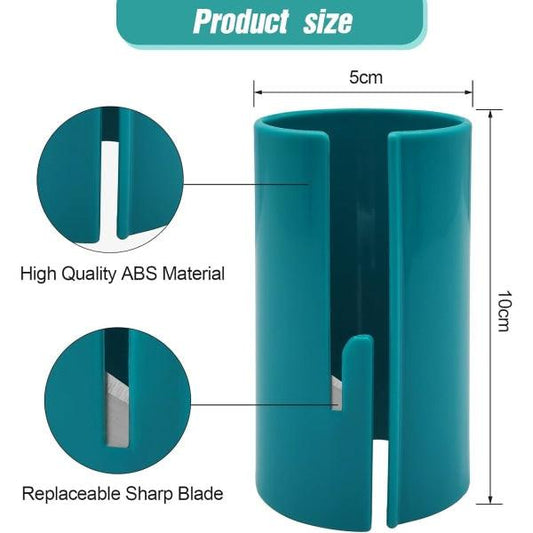 4-pack Sliding Wrapping Paper Cutters - Portable Gift Wrapping Paper Roll Cutter for Christmas and Birthday Wrapping.