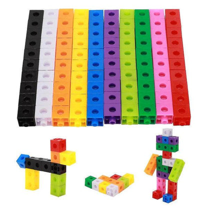 100pcs Children's Construction Toys Snap Cube Toys Educational.