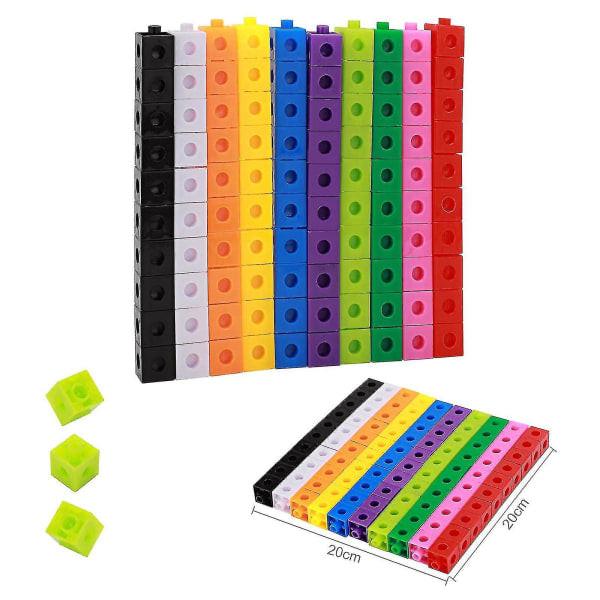 100pcs Children's Construction Toys Snap Cube Toys Educational.