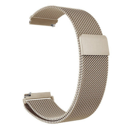 Stainless Steel Milanese Magnetic Watch Band for Garmin venu 2/venu SQ/venu 2S Venu2S Vintage Gold