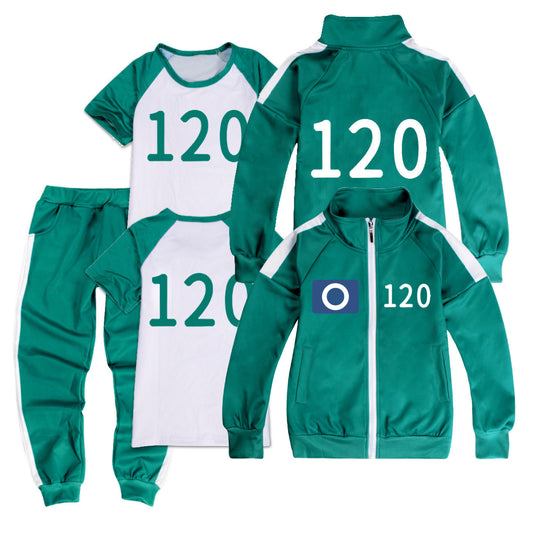 Squid Game, sportswear, complete set with rope 120 140.