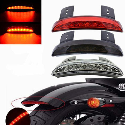 Motorcycle Mount XL883 1200 LED Tail Light Rear Black.