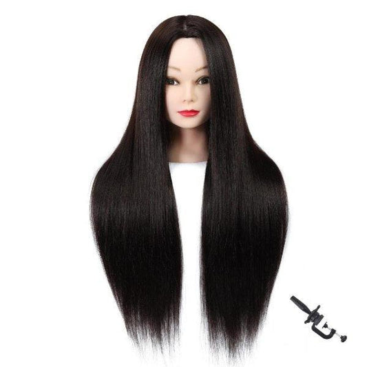 65CM Mannequin Head Hairdressing Training Cosmetology Mannequin.
