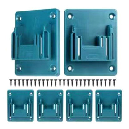 Set of 6 battery holders for Makita batteries: drill, wall mount for Makita drills 14.4V 18V wall storage tool.
