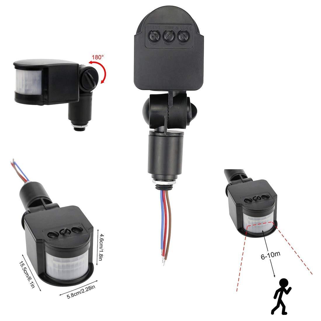 Outdoor PIR DC 12V Automatic Infrared PIR Motion Sensor Switch.