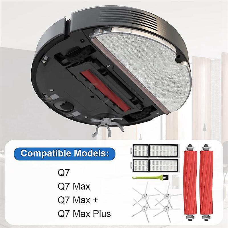 Accessories for Q7 / Q7 Max / Q7 Plus Spare Parts, Brush Set Robot Vacuum Cleaner.