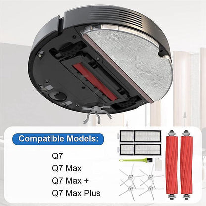 Accessories for Q7 / Q7 Max / Q7 Plus Spare Parts, Brush Set Robot Vacuum Cleaner.