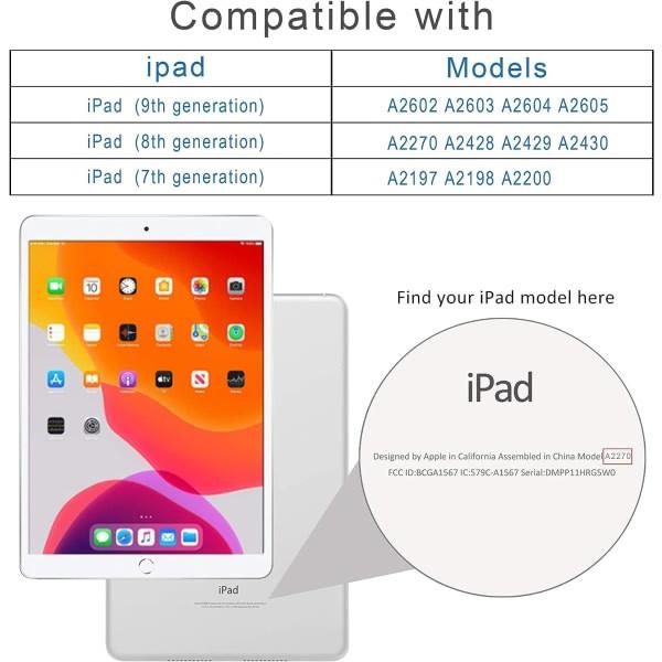iPad 10.2 Case (9th Gen 2021) & (8th Gen 2020) & (7th 2019) Auto Wake/Sleep Cover.
