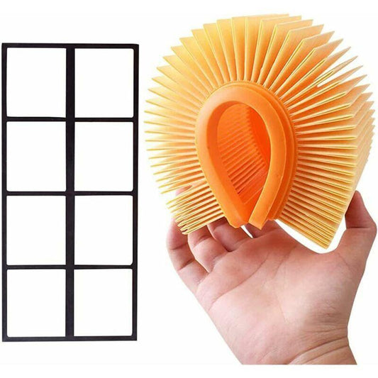 KÃ¤rcher vacuum cleaner filter 3-pack flat pleated filter accessory for KÃ¤rcher vacuum cleaners AD 3200, AD 3 Premium and AD 4 Premium, 6.415-953.0.
