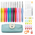 45-piece crochet set with needles, markers, tape measure - Knitting Kit Multicolor multicolor