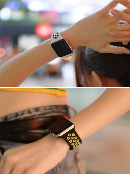 Compatible with Apple Watch Bracelet 45mm 49mm 44mm 40mm 41mm 42mm correa iWatch Ultra 2 Series 9 8 SE 7 6 5 4 3 Black Pink 15 SM
