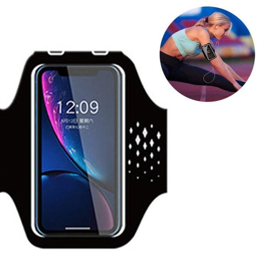 Mobile Phone Armband, Universal Waterproof Phone Armband with Black.