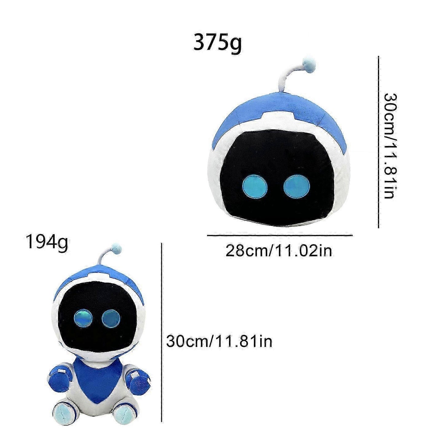 Astro's Playroom Astro Bot 12 inch Plush Doll Play Station PS5 Stuffed Plush Doll kk.