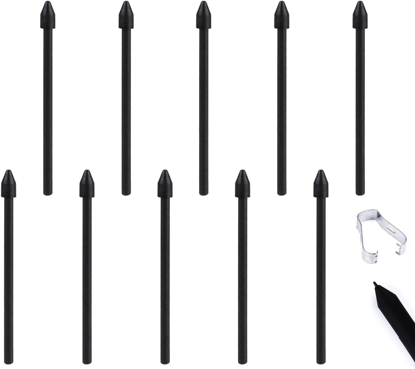 10pcs S Pen Nibs for Samsung Galaxy Tab S6 with Installation Tool Compatible with Samsung Galaxy Tab S7 & S7 Plus S8 & S8 Plus (Black) Black.