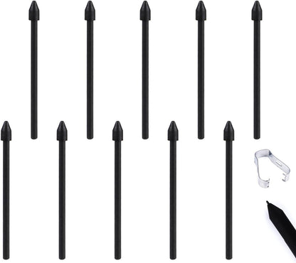 10pcs S Pen Nibs for Samsung Galaxy Tab S6 with Installation Tool Compatible with Samsung Galaxy Tab S7 & S7 Plus S8 & S8 Plus (Black) Black.