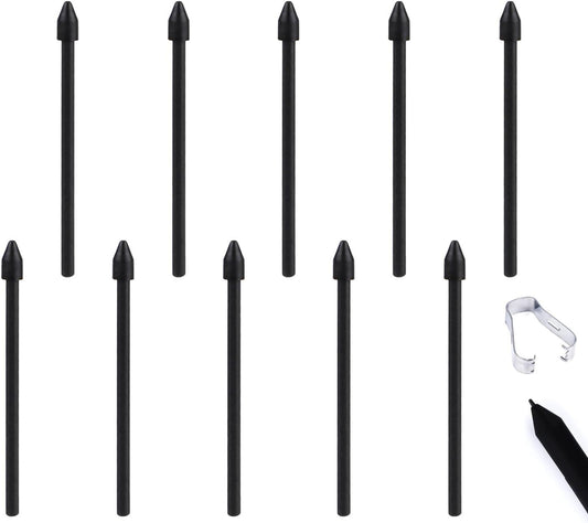 10pcs S Pen Nibs for Samsung Galaxy Tab S6 with Installation Tool Compatible with Samsung Galaxy Tab S7 & S7 Plus S8 & S8 Plus (Black) Black.