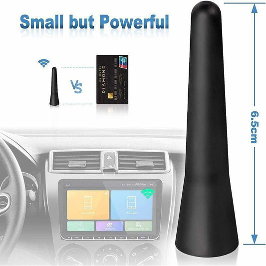 Car Antenna FM DAB Car Radio Antenna 6.5 cm Mini Short Car Antenna with Powerful FM/AM/DAB Reception Function,.