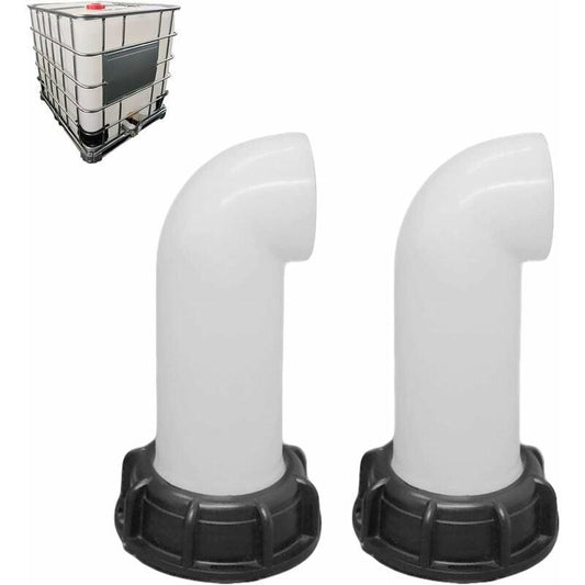 pcs Water Tank Nozzle Valve, Water Tank Valve, IBC Water Tank Adapter 60mm, for Dead IBC Tank (White).