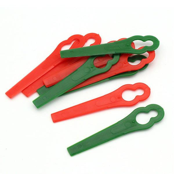 100 pcs Plastic Grass Trimmer Blades Cordless Trimmer Blades.