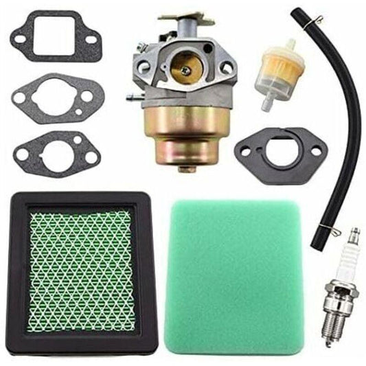 GCV 190 Carburetor with Spark Plug Fuel Line for Honda GCV190 GCv160 Engine Fits Lawn Mower 16100-z0y-m42..DEBUNS.