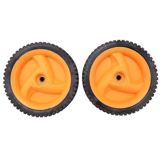 2-pack 196 mm lawn mower wheels compatible with Husqvarnaa Mcculloch 5324025-67, 5324029-36, 53240256.