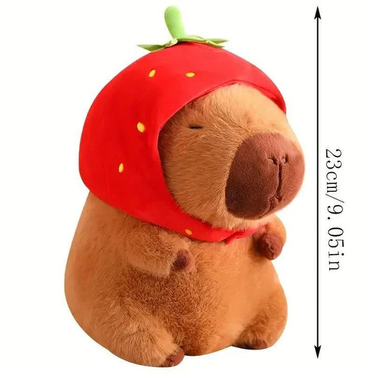 23cm Capybara Plush Simulation Capybara Anime Fluffy Toy Cute Doll Stuffed Animal Soft Doll Plush Christmas Thanksgiving Gift.