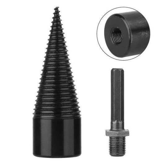 Industrial wood drill bits, wood cones, hexagonal shank, wood splitter, screw splitter, 38 mm.