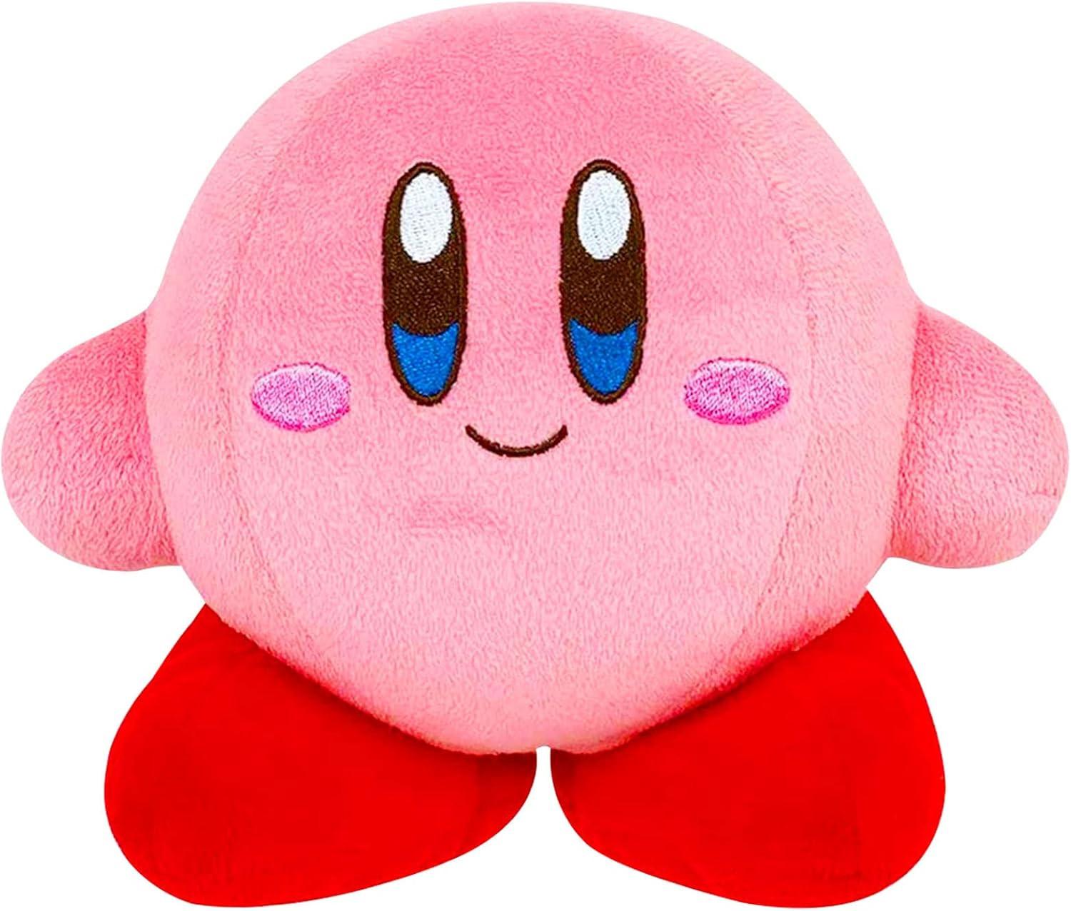 Kirby Plush Toy Pink Kirby Stuffed Animal Plush Toys Kirby Doll Figure Kirby Plush Anime Game Kirby Soft Sleeping Pillow Gift Toy for Girls Boys.