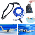 Adjustable swimming belt for pool, swimming resistance belt, swimming belt for pool hanging training, bungee swimming resistance.