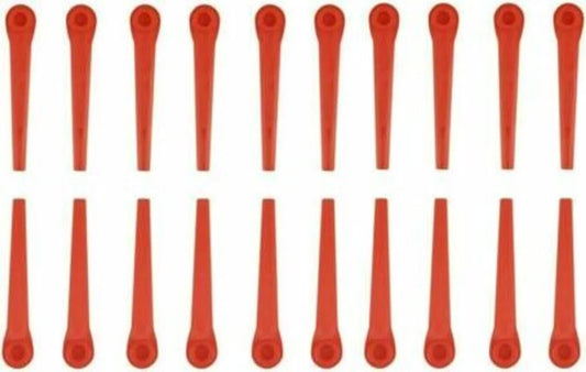100 pcs Plastic Replacement Blades for GARDENA EasyCut LI-18/23R.