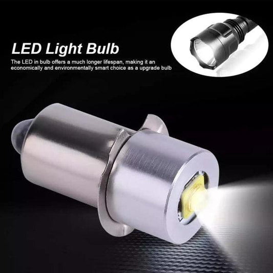 P13.5S DC6V-24V/3-12V LED Upgrade Lights White Maglite Flashlight 3-12v white.