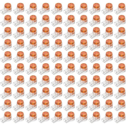 100pcs Scotchlok UY Waterproof Connector, Resin Filled Cable Connectors Wire Terminals for Garden & Outdoor Robotic Lawn Mower