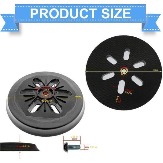 150 mm Sanding Pad Compatible with Bosch GEX 150, GEX 150 AC, GEX 150 Turbo Sander Hardness..DEBUNS.