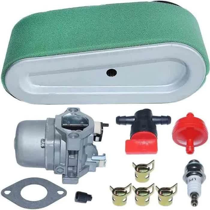 Air Filter and Carburetor Kit Compatible with Briggs Stratton 699831 799226 496894 498027 284707 286707 799728 and More Models.