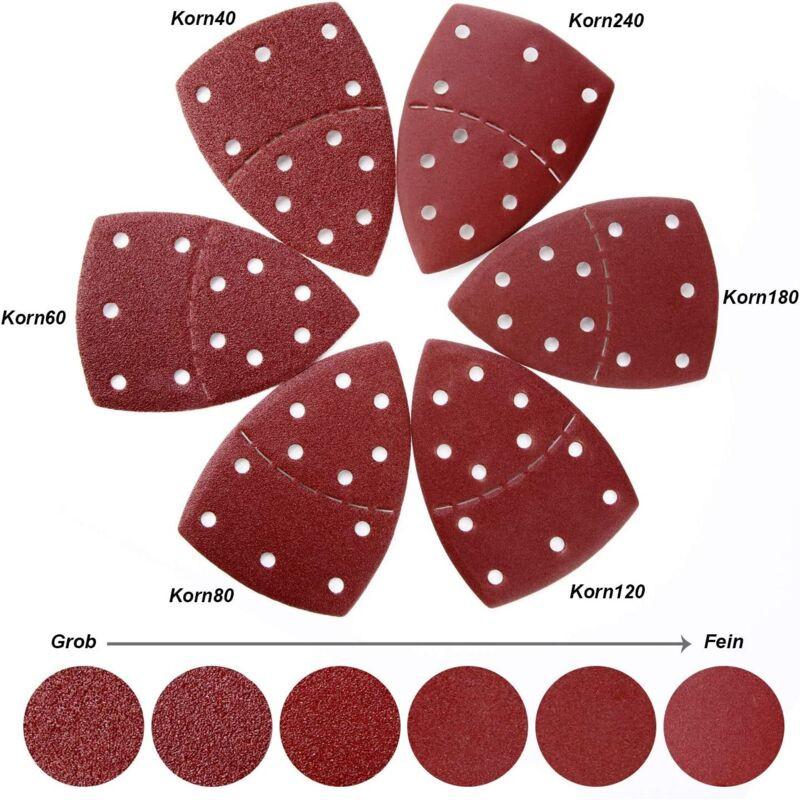 Bosch PSM Sandpaper 105x152mm, P40 Grit, 60-Pack for PSM 100A, PSM 160, PSM 200 AES.